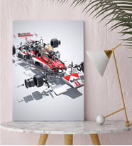 BK Gift Formula 1 Tasarımlı Kanvas Tablo-8