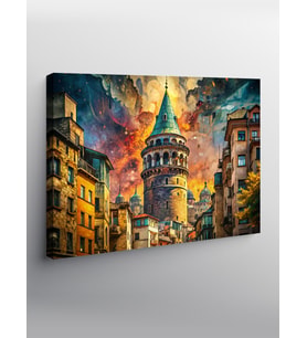 Kanvas Tablo Galata Kulesi