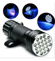 Gaman Uv 21 LED Hayvan Kontrol Ultraviyole Fener (Mor Işık) PM-6351