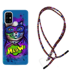 Casper E30 F20 X20 Kılıf Boyun Asklı Rasta Silikon Super Meow 1715