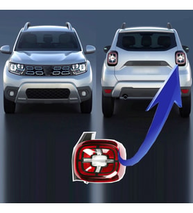 Dacia Duster Sağ Arka Stop Lambası 2018--2019 N11.21386