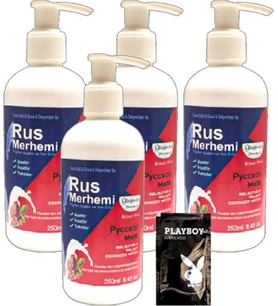 Süper Playboy 4Lüx 250 Ml Tüy Dökücü Ceviz Sütlü & Cevizli Rus Merhemi + Yanında Jel