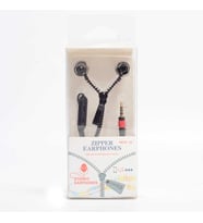 Zore Zipper Fermuar 3.5mm Kulaklık (Beyaz)