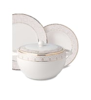 Korkmaz Perla Collection 60 Parça A8366 Yuvarlak 12 Kişilik Yemek Takımı