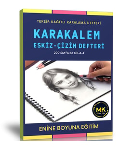 Karakalem Eskiz ve çizim Defteri