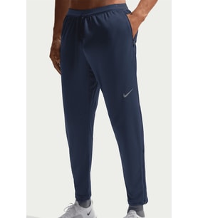 Nike Dri Fit Knit Running Trousers Pant.Reflektörlü Erkek Antreman Koşu Eşofman Altı Lacivert
