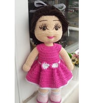 Pembegül Bebek Amigurumi Organik Oyuncak