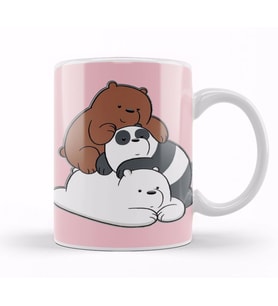 We Bare Bears 012 Kupa Bardak Porselen
