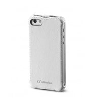 Cellular Line iPhone SE/5S/5 ile Uyumlu Flap Mıknatıssız Kılıf Beyaz FLAPIPHONE5W