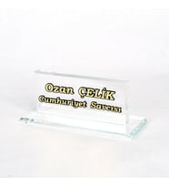 Ekonomik Sade Model Modern Ofis Masa Dekoru (DENIM-BEYAZ)