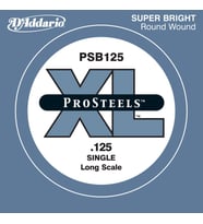 Daddario Psb125 Bass Tek Tel, B-(Si), Pro Steels, 0.125