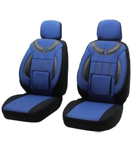 Ford Transit Connect Panelvan Uyumlu 1+1 Koltuk Kılıfı - MAVİ - SİYAH