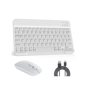 Kablosuz Bluetooth Türkçe Q Klavye ve Mouse Seti Ios/AndroidTablet Telefon Uyumlu Şarjlı
