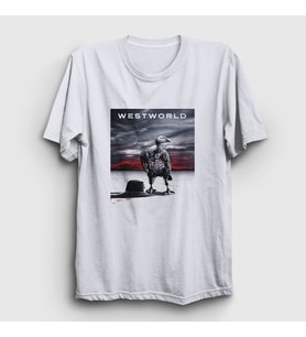 Presmono Unisex Beyaz Cover Westworld T-Shirt 222986tt (Beyaz)