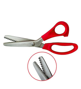 Plastik Saplı Sürfile Zikzak Makası 9-1/4 İnç 23.3cm / A-85