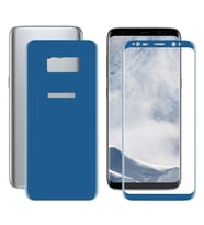 Ally Samsung Galaxy S8 İçin Kavisli Full Ön Arka Cam  Koruyucu-(5775) - LOHO3021-2226 (Gold)