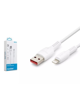 Nodar ND1153 USB to Lightning Kablo 3.4A 20W 1 Metre Beyaz