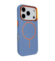 Northcity Joko Apple iPhone 18 Pro Max Uyumlu/17 Pro Max Luno Deri Magsafe Kapak - Sierra Blue