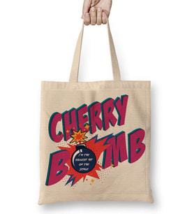 NCT 127 Cherry Bomb Bez Çanta Uzun Saplı