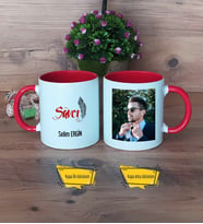 Savcı Kupa Bardak Kırmızı Fotoğraflı Dünya Savcılar Günü Hediyesi