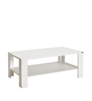 Adore Mobilya New Line Dikdörtgen Orta Sehpa - Mat Lake Beyaz 110x42x65 cm (GxYxD)
