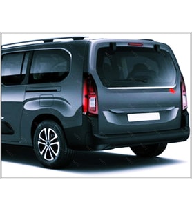 Citroen Berlingo Krom Bagaj Camı Alt Çıtası 2018 ve üzeri Paslanmaz Çelik