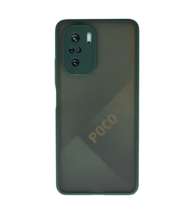 Xiaomi Poco F3 Kılıf Montreal Silikon Kapak - Yeşil