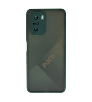Xiaomi Poco F3 Kılıf Montreal Silikon Kapak - Yeşil