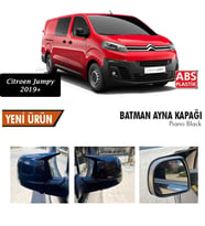 Citroen Jumpy Yarasa Ayna Kapağı Batman Parlak Siyah Piano Black