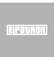 Elpatron Araba Sticker siyah 19X4 CM (Beyaz)