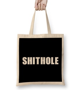 SHITHOLE Bez Çanta Uzun Saplı