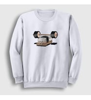 Presmono Unisex Beyaz Gym Fitness Vücut Gelistirme Sushi Sweatshirt 509367tt (Beyaz)
