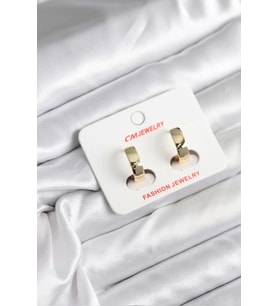 14K Gold Renk Kaplama CM Kadın Küpe - TJ-BKP11408