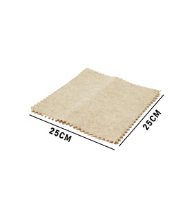 3 PCS 25X25CM YEŞİL LİF KABAK BİTİKİ ÜRETİMİ SAF DOĞAL TEMİZLİK BEZİ (5680)
