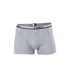 Relax Pamuklu Esnek Erkek Boxer Gri - 1268A