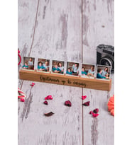Öğretmenler Günü Hediyesi Fotoğraflı Ahşap Stand - 30 CM - Model 1