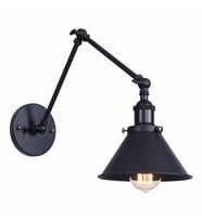 RİOLİGHT AKROBAT ÜÇ MAFSALLI HAREKETLİ BAŞLIK METAL APLİK (Siyah)
