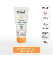 Ecowell Organik Güneş Kremi 50 spf 110 gr