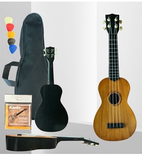 Hawaiian XU21-1-NT Naturel Soprano Ukulele (4 Telli)  Doğal Ahşap Görünüm, 4 Telli Standart Yapı, Öğrenci ve Hobi Kullanımı İçin Uygun
