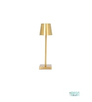 CATA CT-8437 LED Dekoratif Şarjlı Masa üstü Lambası dokunmatik 3 farklı renk ayarı lamba Gold