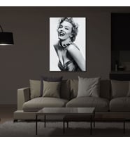 Tekli Dikey Kanvas Duvar Tablosu Ünlü Aktör Marilyn Monroe