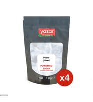 1 Kg x 4 Paket Yazar Pudra Şekeri