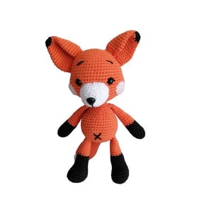 Miniş Tilki Amigurumi Organik Oyuncak
