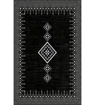 Eliana Home Baskılı, Yıkanabilir Kaymaz Taban Salon Halısı LNA0104-SD1108 100x150 cm (Siyah)