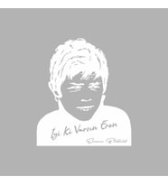 İyi Ki Varsın Eren Araba Sticker siyah 17x19 CM (Beyaz)