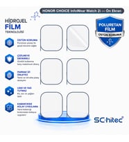 SChitec HONOR CHOICE InfoWear Watch 2i Uyumlu Ön Yüzey Nano Şeffaf Hidrojel Ekran Koruyucu