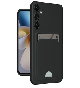 Galaxy M15 Kelvin Kartvizitli Silikon - Siyah
