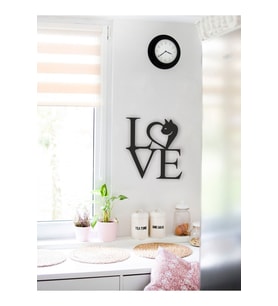 Love Kedi Tablo Ahşap Mdf Lazer Kesim