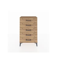 Arges Komodin 5 Çekmeceli 60x30x96 Çam-Çam