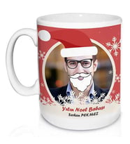 Kişiye Özel Yılbaşı Noel Baba Kupa Hediyesi